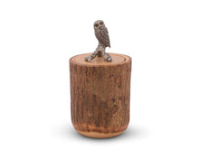 Load image into Gallery viewer, Owl Wood Canister