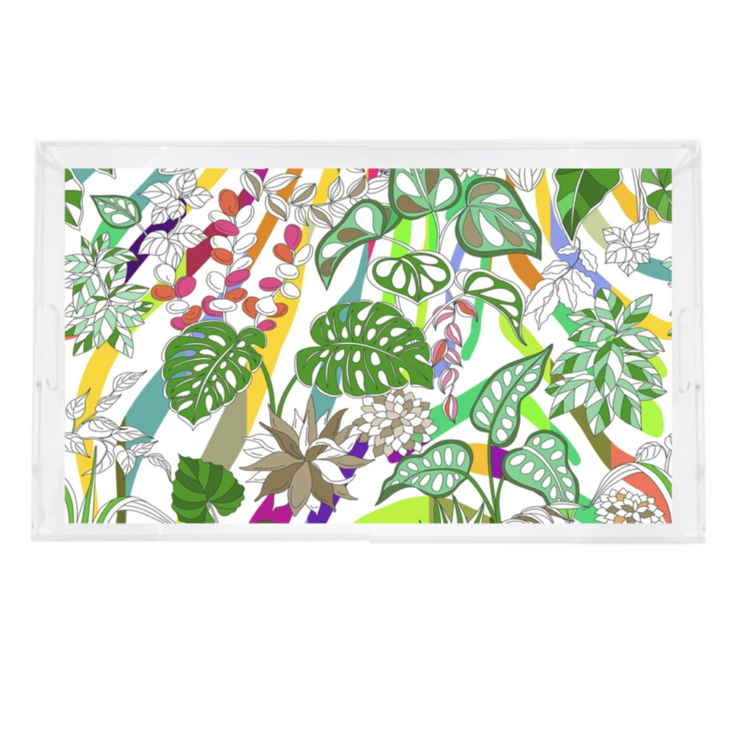Sabi Jungle Natural Acrylic Tray