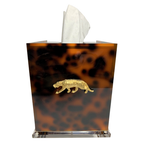 Tiger Tortoise Boutique Tissue Box