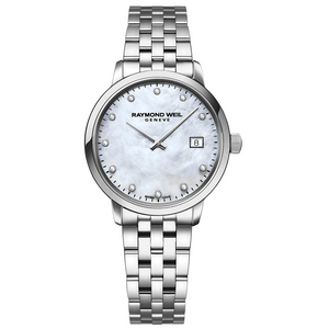 Raymond Weil Toccata Ladies White Mother-of-Pearl Diamond Quartz Watch