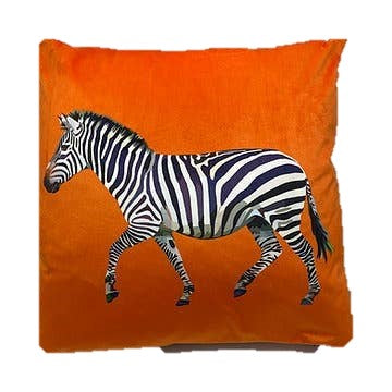Zebra Velvet  Pillow