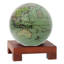 Load image into Gallery viewer, Antique Terrestrial Green MOVA Rotation Globe