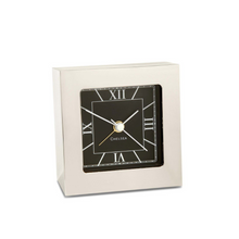 Load image into Gallery viewer, Chelsea Square Alarm Clock Nickel