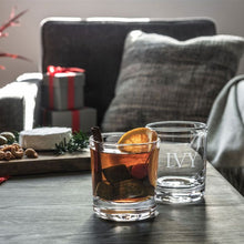 Load image into Gallery viewer, Simon Pearce Ascutney Double Old-Fashioned Glasses Set of Two
