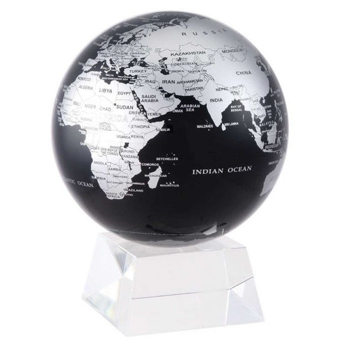 Black and Silver Rotation Globe
