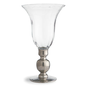 Giovanna Vase with Pewter Stem