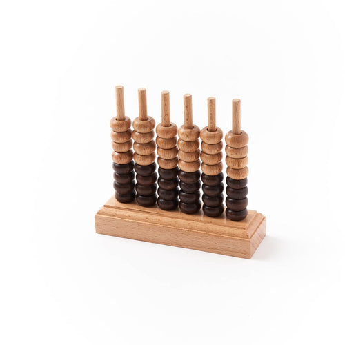 Mango Wood Four-In-A-Row Game