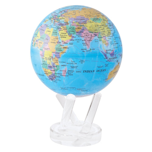 Political Map Blue MOVA Rotation Globe