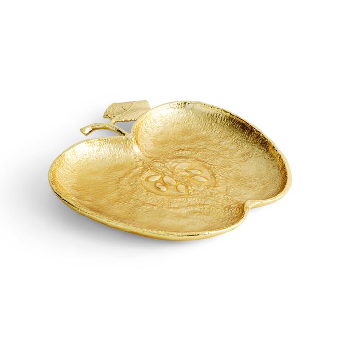 Michael Aram Apple Plate Gold