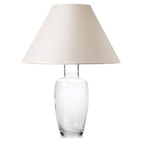 Simon Pearce Fairlee Lamp with Linen Lampshade