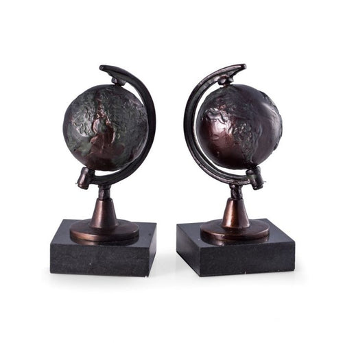 Globe Bookends